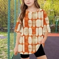 thumbnail image 3 of Favoffer Unisex Kids Summer Geometric Art Graphic Tee Multicolor Stretchy Loose Fit Round Neck Short Sleeve Trendy Top Casual Travel Play Gift 5-15Y, 3 of 7