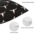 thumbnail image 3 of Honeii Western Cowboy Print Throw Pillow, Square Decorative Pillow Forms Soft Fluffy Plump Pillow Decorative Pillow Inserts,Couch Pillows-22"x22", 3 of 7