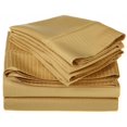 thumbnail image 1 of Ensemble de Draps en Coton Égyptien 1000 Fils Rayé Full-Or, 1 of 1