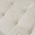 Brighton White Linen Storage Ottoman