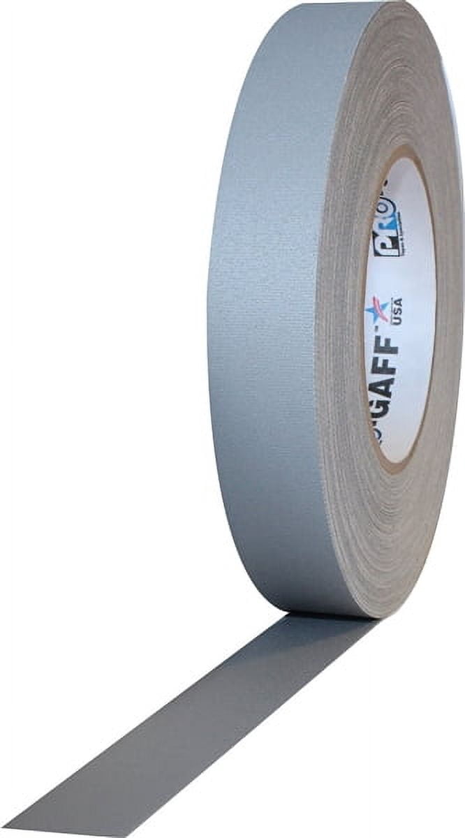 Pro Gaff Gaffers Tape 1 And 2 Inch Widths, 17 Colors Available, 1 Inch, Gray