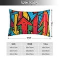 thumbnail image 2 of Kdxio Cotton Pillow Cases 14"x20" Pillowcases,Soft and Breathable Bedroom Pillow Cases-Colorful Arrow Graffiti Pattern-No Pillow Core, 2 of 5