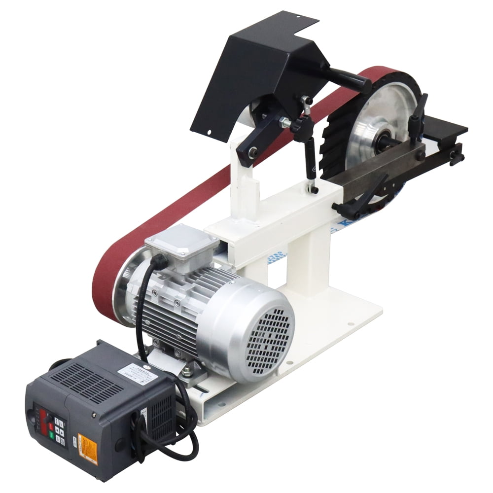 INTBUYING Frequency Conversion Industrial Grade 72-82in Sand Belt Machine Grinder