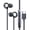 C mount black, variant on Sweatproof Sport In Ear Headphones Builts in Microphones for Clear Call 13mm Composite Diaphragm Enhances Music Playback