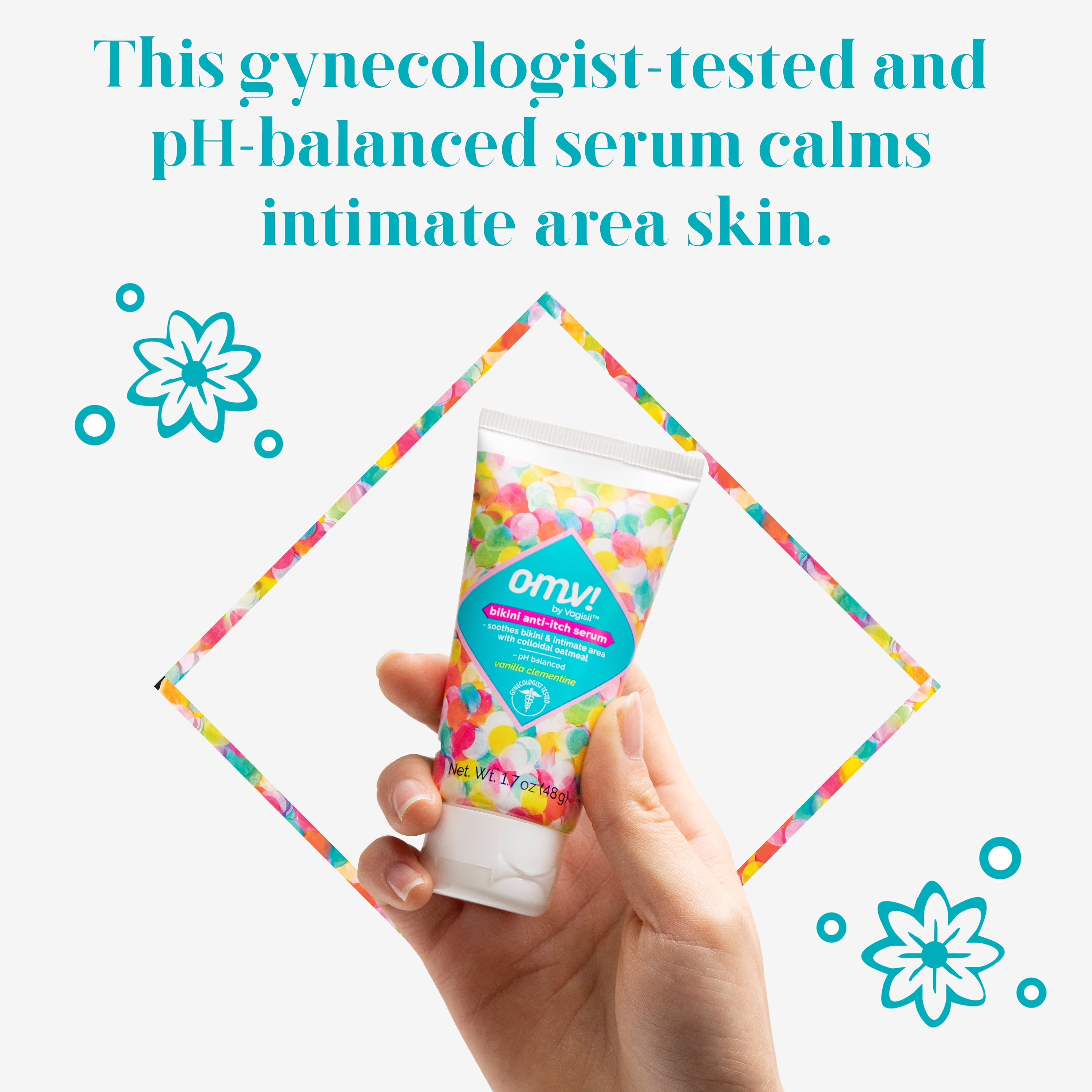 OMV by Vagisil Bikini Boss Rescue Cream, Vanilla Clementine Scent, 1.7 oz.