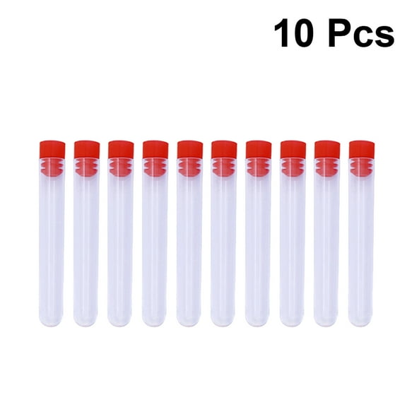 LEDMOMO 10 Pcs Transparent Bead Containers for Sewing Needle Organizer Crafting Jewelry Makers Hobbyists