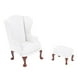 thumbnail image 2 of Sofá de casa de muñecas a escala 1/12, muebles de casa de muñecas en miniatura, accesorios para casa de muñecas blanco, 2 of 9