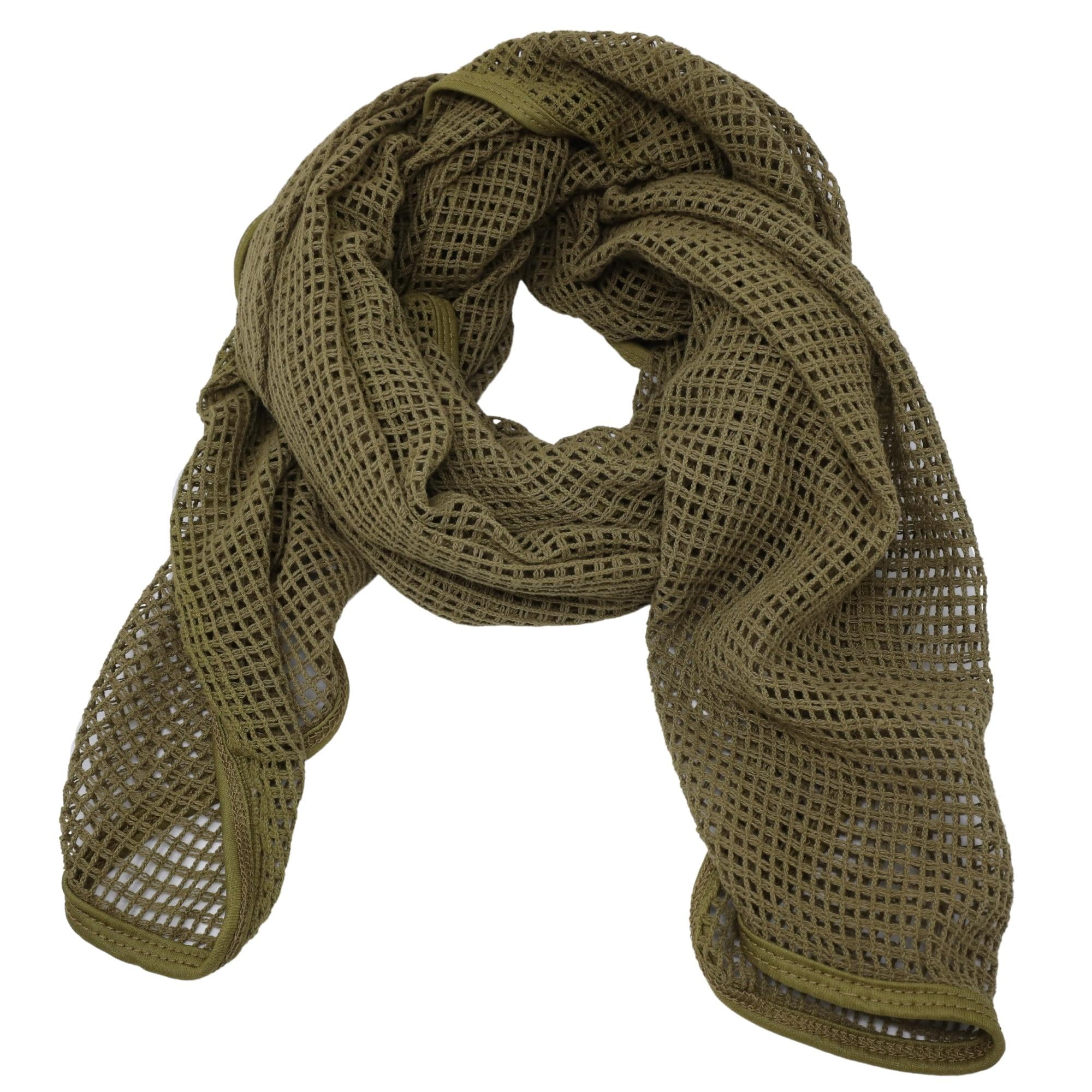 British Army Style 100% Cotton Scrim Net Neck Scarf or Snipers Face Veil 