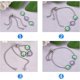 thumbnail image 5 of 10 pulseras deslizantes ajustables de 23 cm, de acero inoxidable 304, con extremos de bola., 5 of 8