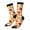 3 Black, variant on Cups of Tea Print Adult Socks for Men & Women,Calf Socks, Ankle Socks,Boots Socks,Breathable Casual Sock,Unisex Crew Socks