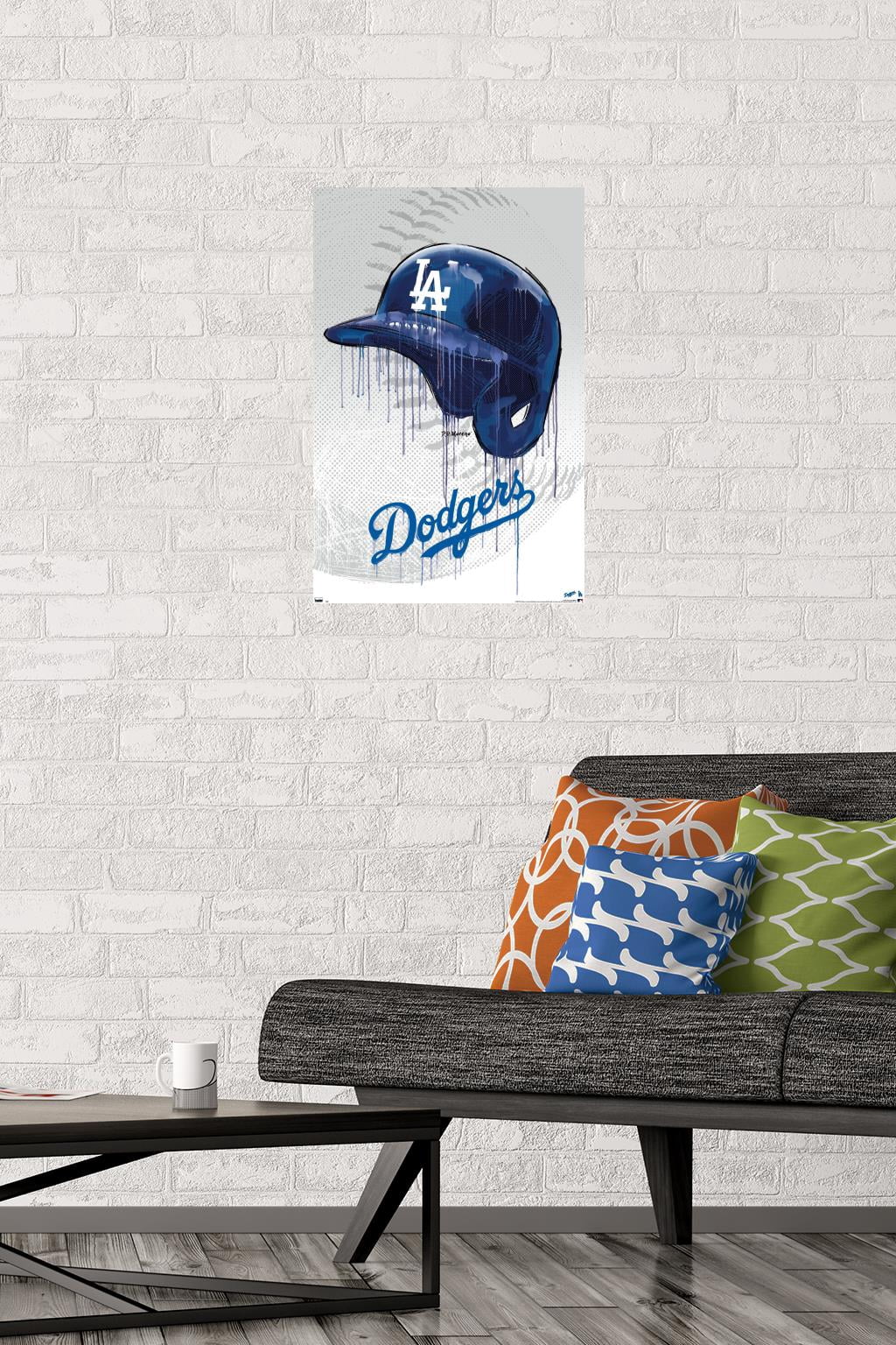 MLB Los Angeles Dodgers - Drip Helmet 20 Wall Poster, 14.725" x 22.375"