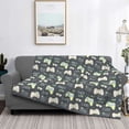 thumbnail image 2 of Yiaed Gamers Print Blanket Throw Blanket Soft Cozy Flannel Blanket for Home Bed Sofa Couch Chair-40"x30", 2 of 6