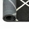 thumbnail image 5 of Mainstays Diamond Indoor Hallway Runner Rug, 22"x 60" Black, 5 of 5