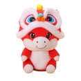 thumbnail image 1 of Ohmyroo Soft Plush Lion Dance Animal Doll for Festivals, 1 of 8
