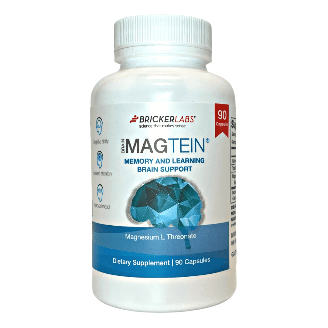 500mg Vegan Capsules Neurogenesis Brain BDNF Magnesium L-Threonate Supplement 
