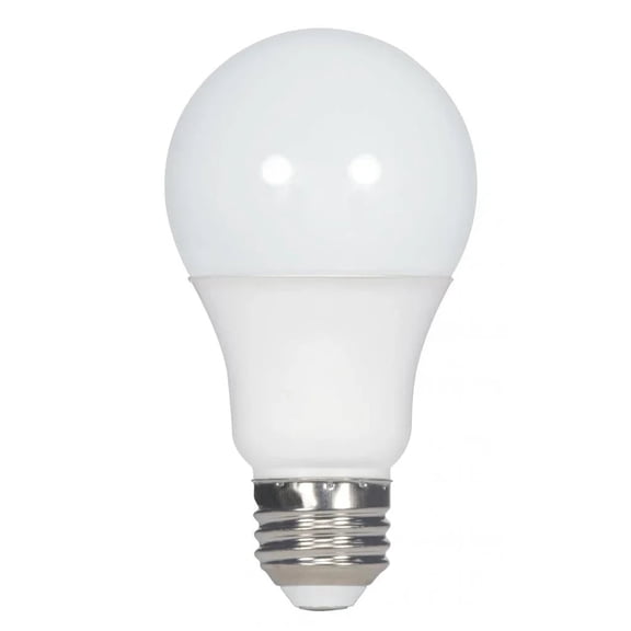 Satco S29812 11 Watt 120V A19 LED Light Bulbs 4000K High Lumen E26 Medium Base Dimmable (6 Pack)