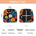 thumbnail image 3 of Colorful Floral Pattern Seat Covers for Dining Room Chairs Set Of 6,Stretch Printed Washable Chair Seat Cover with Elastic Ties and Button,Removable Waterproof Couch Cushion Covers, 3 of 6