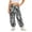 C262 Camouflage, variant on CONZONE Toddler Girls Cargo Pants Wide Leg Jogger Pants for Girls Elastic Waist Drawstring Trendy Fall Trousers with Pockets Size 4-5 Years