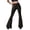 Gold, variant on Women's Relaxed Fit Pant Elastic Waist Flared Leg Casual Trousers