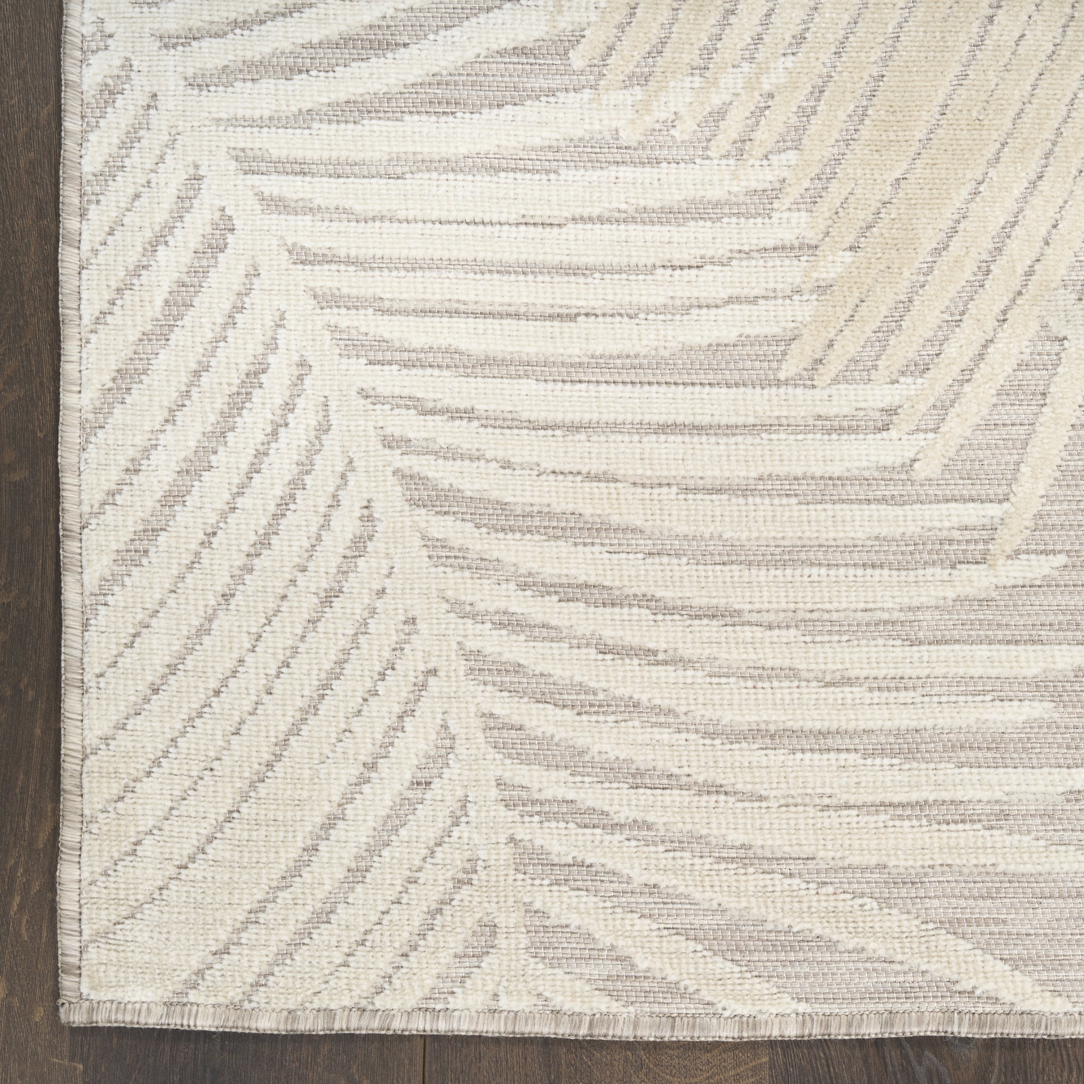 Nourison Suncoast 9' x 12' Beige Tropical Rug