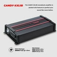 thumbnail image 2 of DS18 CANDY-XXL1B Amplifier in Black - Class D, Monoblock, 3000 Watts Max, Digital, 1/2/4 Ohm, with Remote Subwoofer Level Controller - Compact Mini Amplifier for Speakers in Car Audio System, 2 of 7
