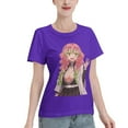 thumbnail image 2 of T-Shirt Basique à Manches Courtes pour Femmes Demon Slayer Blade Temple Ganlu Mili, 2 of 6