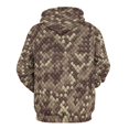 thumbnail image 3 of Snakeskin Brown Men's Women New Sweatshirt Hoodie Men's Plus Size Sweatshirt Hooded Sweatshirt 3d Printed Street Men's Cloth, 3 of 6