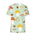 thumbnail image 3 of Haiem Hip Hop Hipster Baseball Jersey Button Down Shirts Sports Uniforms Men Women Jersey(Mushroom Bee,Large), 3 of 9