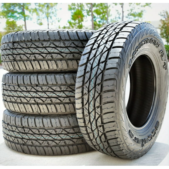 Set of 4 (FOUR) Accelera Omikron A/T 215/75R15 100S AT All Terrain Tires Fits: 1995 Jeep Wrangler Rio Grande, 1997-2001 Jeep Wrangler Sport