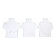 thumbnail image 3 of Playera Blanca Cuello Ruso Niño Niña Talla 2 A 12, 3 of 8