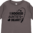 thumbnail image 4 of Inktastic I Hooked Auntie's Heart with Fishing Rod Boys or Girls Long Sleeve Toddler T-Shirt, 4 of 5