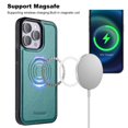 thumbnail image 4 of Decase Magnetic PU Leather Wallet Phone Case for iPhone 13 Pro Max, RFID Blocking, Mag-Safe Compatible, 2-in-1 Removable Card Holder,Shockproof Flip PU Leather Phone Cover,Green, 4 of 9