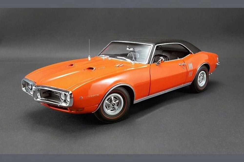 1968 Pontiac Firebird, Carnival Red Acme 1805205 1/18 Scale Diecast