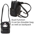 thumbnail image 2 of Bonita mochila de My Melody Kuromi, bolso bandolera pequeño, bolso cruzado, bonita mochila de dibujos animados, bolso de hombro de PU., 2 of 8