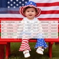 thumbnail image 2 of 4th of July Baby Girl Outfit Toddler Memorial Day Clothes Toddler Girls God bless the USA Flag Sleeveless Camisole Pants Set Independence Day Clothes 3pcs Outfits Set, 2 of 7