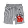 thumbnail image 3 of Disney Cars Lightning McQueen Short Sleeve T-Shirt and Short Set (Boys), 2 Piece Set, Sizes 3T-7, 3 of 7