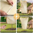 thumbnail image 3 of Manta de protección contra el frío de color beige Yjmei para plantas, manta de cuerda de tracción resistente a las heladas y a los insectos (cuerda de tracción inferior de 0,6 m de ancho y 0,8 m de al, 3 of 4