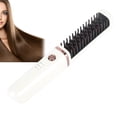 thumbnail image 4 of NFTIGB Hair Straightener Brush 9.84 inches / 25.0 cm Ceramic Anti Scald USB Rechargeable Wireless Portable Straightening Comb Built-in 4000mAh Battery Hair Styling Tool for Women White, 4 of 10
