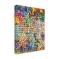 thumbnail image 2 of Trademark Fine Art 'Omaha Nebraska City Map' Canvas Art by Michael Tompsett, 2 of 4