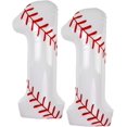 thumbnail image 1 of Yanonmyfd Baseball Balloons 1st Birthday Decorations for Boy, 40 Inch Number 1 Balloon Rookie of the Year First Birthday, Baseball Party Decorations Sports Theme Foil Mylar Balloon,Balloons,11th, 1 of 15