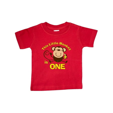 Little Monkey 1st Birthday Boy Baby T-Shirt