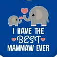 thumbnail image 4 of Inktastic Best Mawmaw Ever Grandchild Boys or Girls Baby Bib, 4 of 4