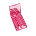 thumbnail image 3 of With Mirror Travel Pack Portable for Beginners Mini 5 Pcs Makeup Brush Set W5 F2R2, 3 of 7