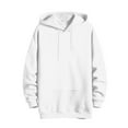 thumbnail image 6 of Momasggi Men's Graphic Hoodies Oversized Drawstring Long Sleeve Hooded Sweatshirt Warm Winter Hoodie with Pockets White 2XL, 6 of 9