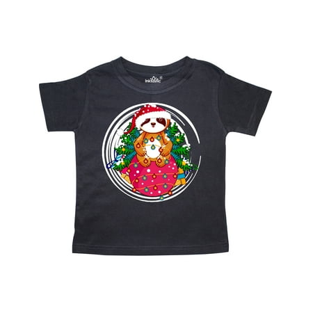 

Inktastic Christmas Sloth Gift Toddler Boy or Toddler Girl T-Shirt