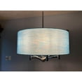thumbnail image 4 of DingLiLighting 6 Light Modern Ceiling Light Flush Mount Drum Pendant Light Blue Hanging light Fixture for Living Room, Dining, Bedroom, Kitchen, Hallway, 4 of 9