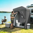 thumbnail image 2 of Outsunny 5x5 ft Compact Pop Up Canopy Tent, UPF50+ Portable Privacy Canopy, 2 of 10