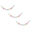 thumbnail image 2 of Flag,Pennant Banner Flags Pastel - Colorful Triangle Banners for Birthday Easter Classroom School Carnival Garland Outdoor Burlap Bunting Party Easter Decorations 3 Strings, 2 of 9
