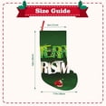thumbnail image 3 of Lsque 18 Inches Merry Christmas Pattern Christmas Stockings Hanging Ornaments,Knitted Xmas Fireplace Hanging Stocking,Holiday Decoration, 3 of 7