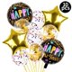 thumbnail image 4 of Huge, Happy New Year Balloons and 3D Foil New Year Balloons - Pack of 40 | New Years Eve Party Supplies 2025, 4 of 5